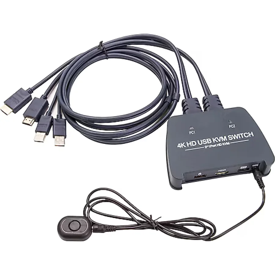 VCOM DD221-4K KVM Switch