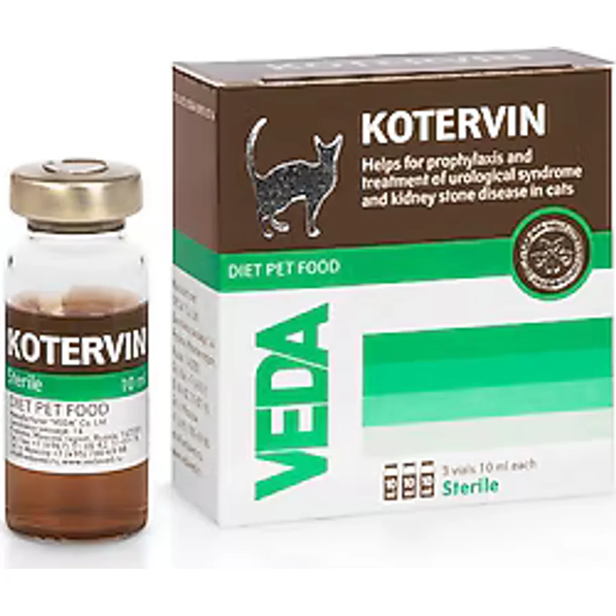 Vedavet Kotervin 3x10 ml Köpek Kedi Solüsyonu