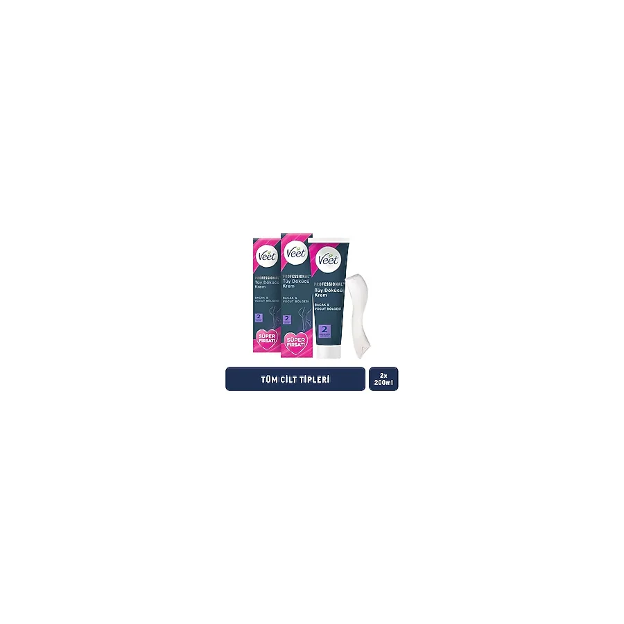 Veet Profesyonel Krem Promo Tüy Dökücü Krem 200 X 3