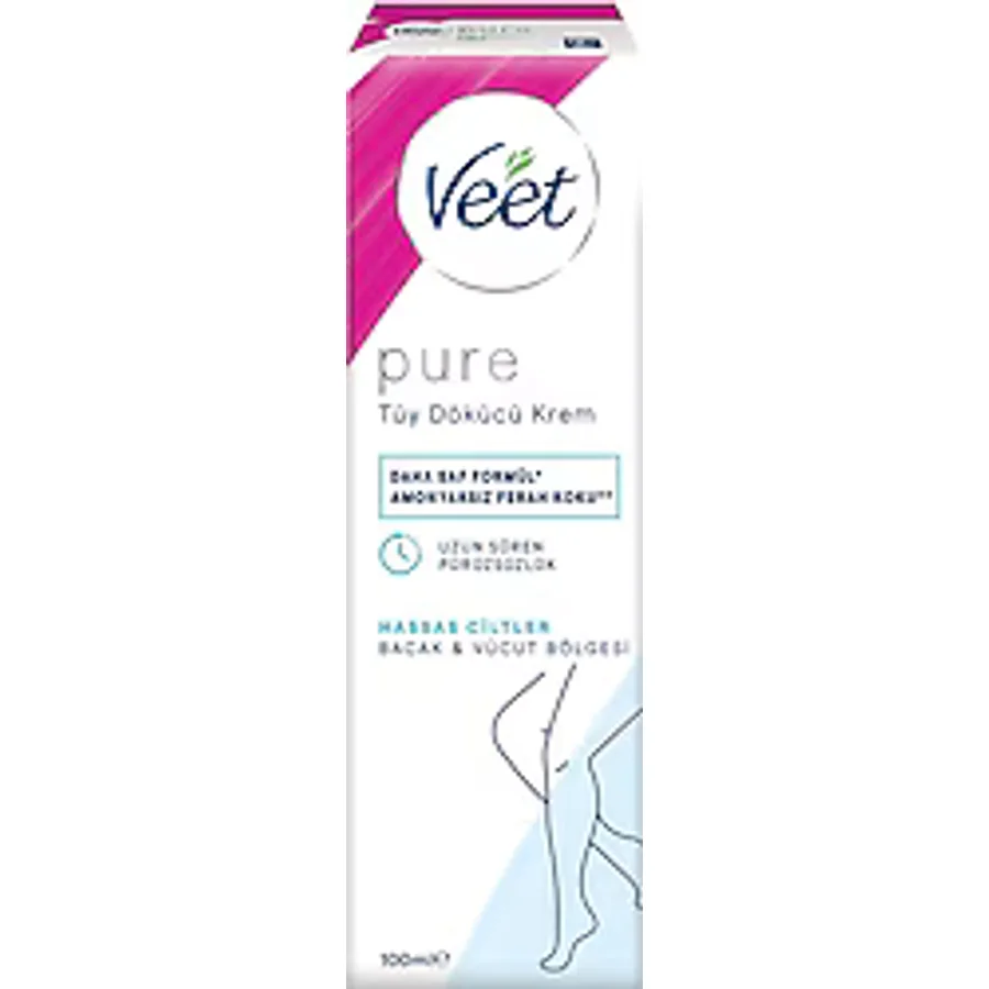 Veet Pure Hassas Ciltler için 100 ml Tüy Dökücü Krem