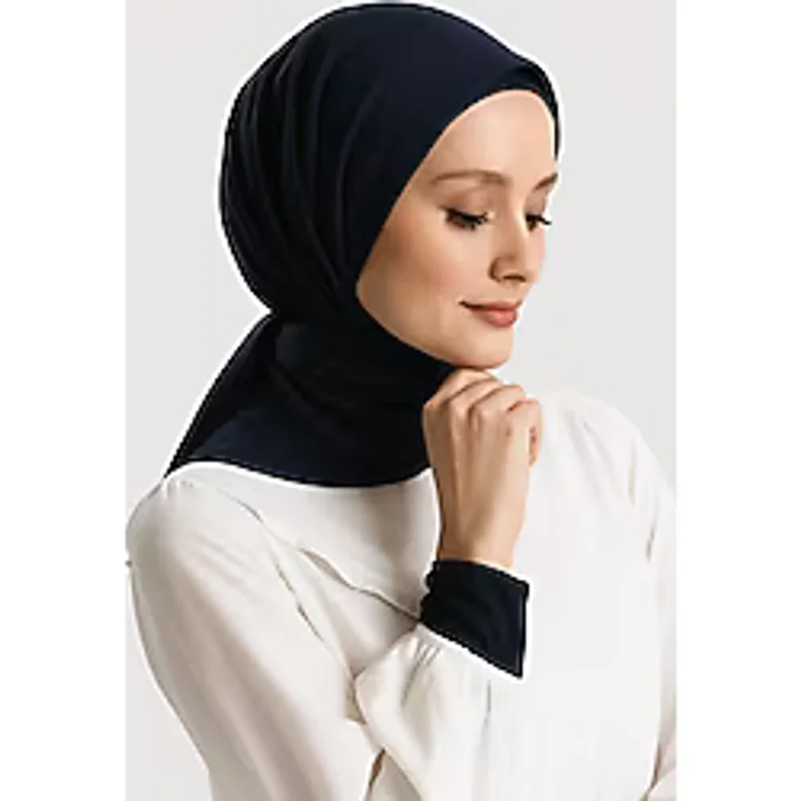 VEGA MODA Düz Renk Dikişli Tülbent, Oyalık Yazma, Düz İndia, tülben