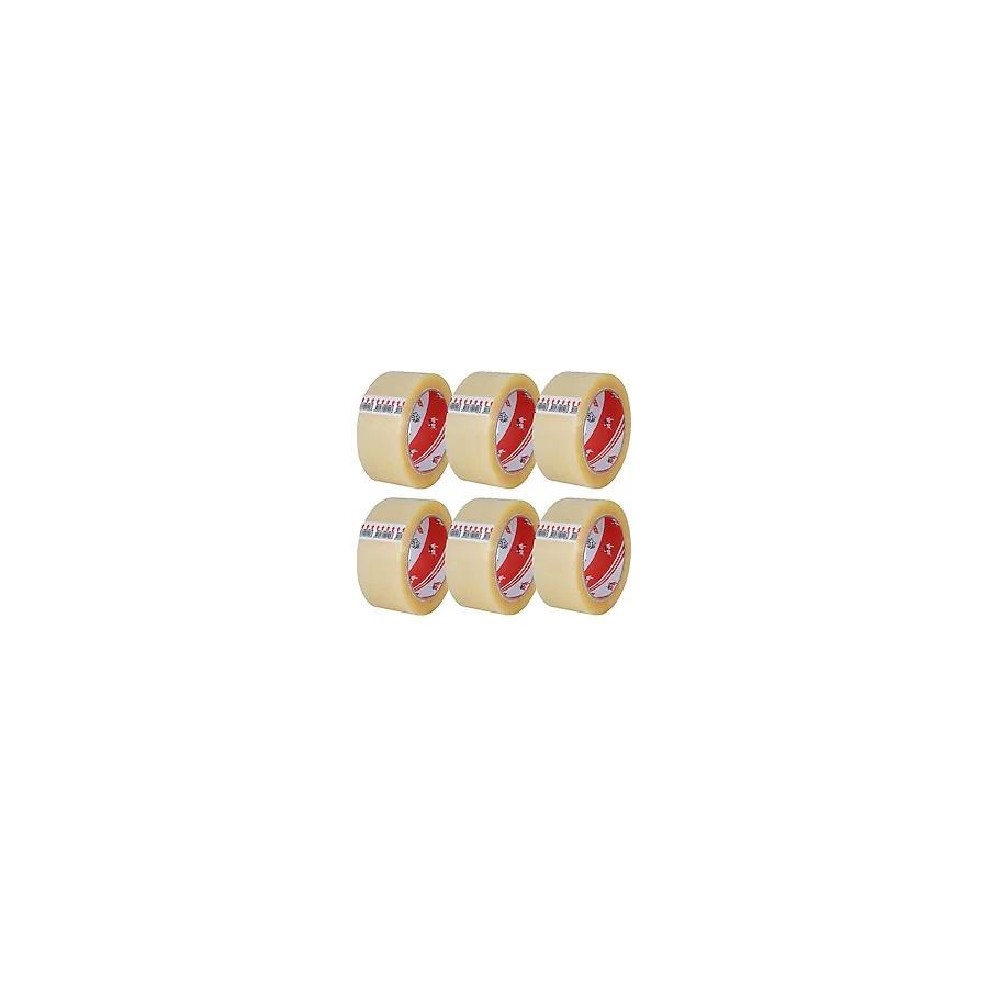 Vege Aslan Şeffaf Koli Bandı 6 Adet 45mm x 100 Mt