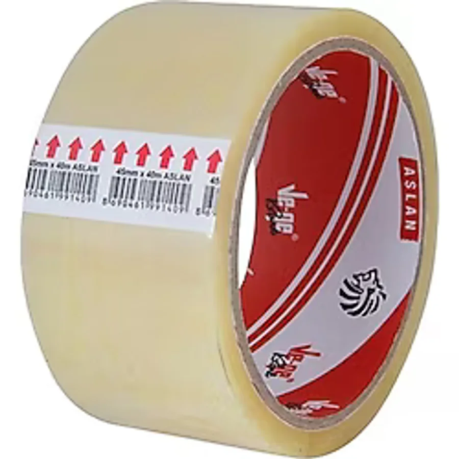 VEGE KOLİ BANDI 45X40 ŞEFFAF (ASLAN) 6'LI PAKET