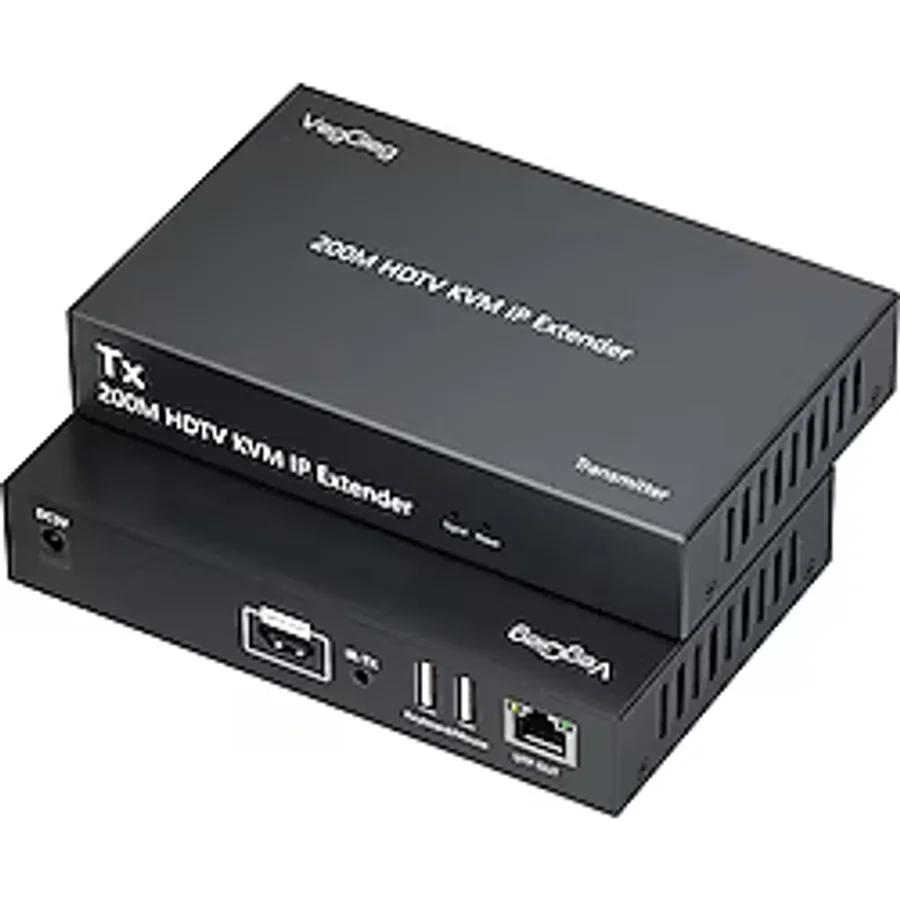VegGieg 1080P Full HD 60Hz HDMI KVM IP Extender 200 Metre CAT5E/6 HDMI Menzil Genişletici Uzatıcı