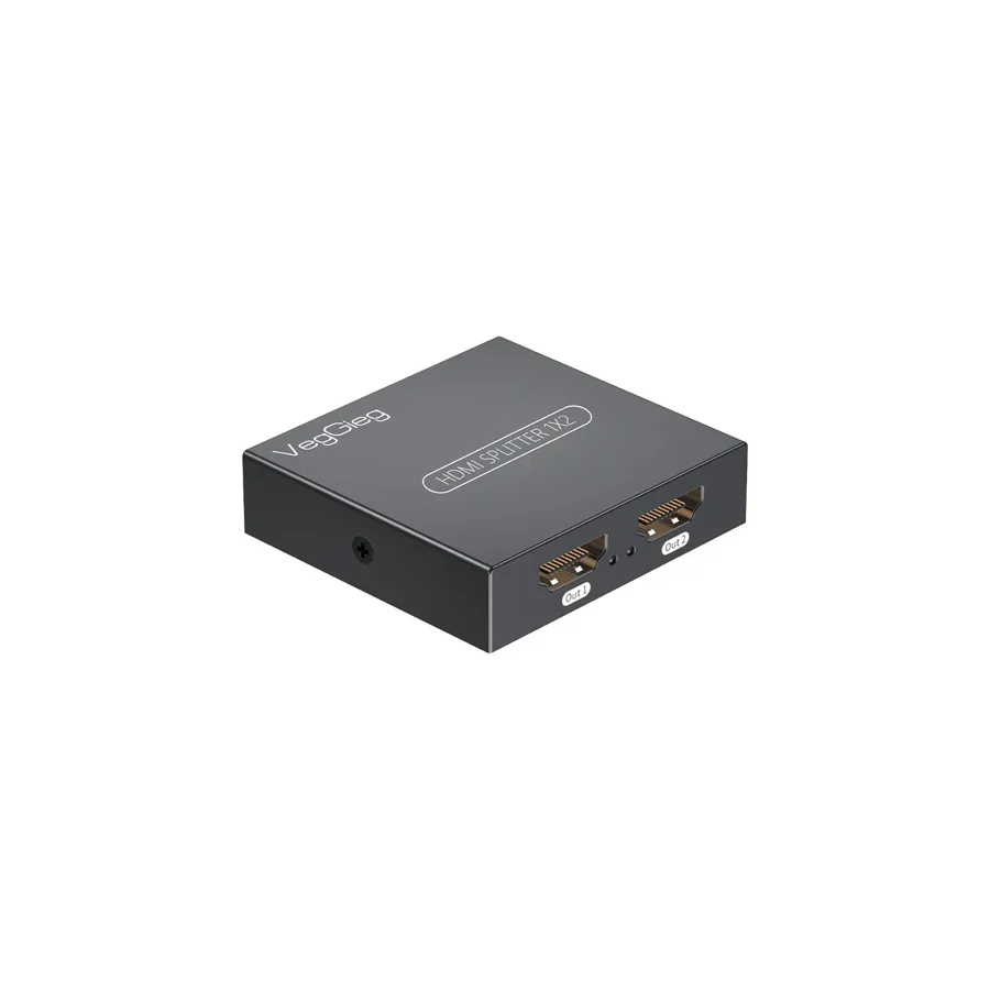 Veggieg 4K 30Hz 1 Giriş 2 Çıkış HDMI Splitter Görüntü Ayırıcı Bölücü Adaptör