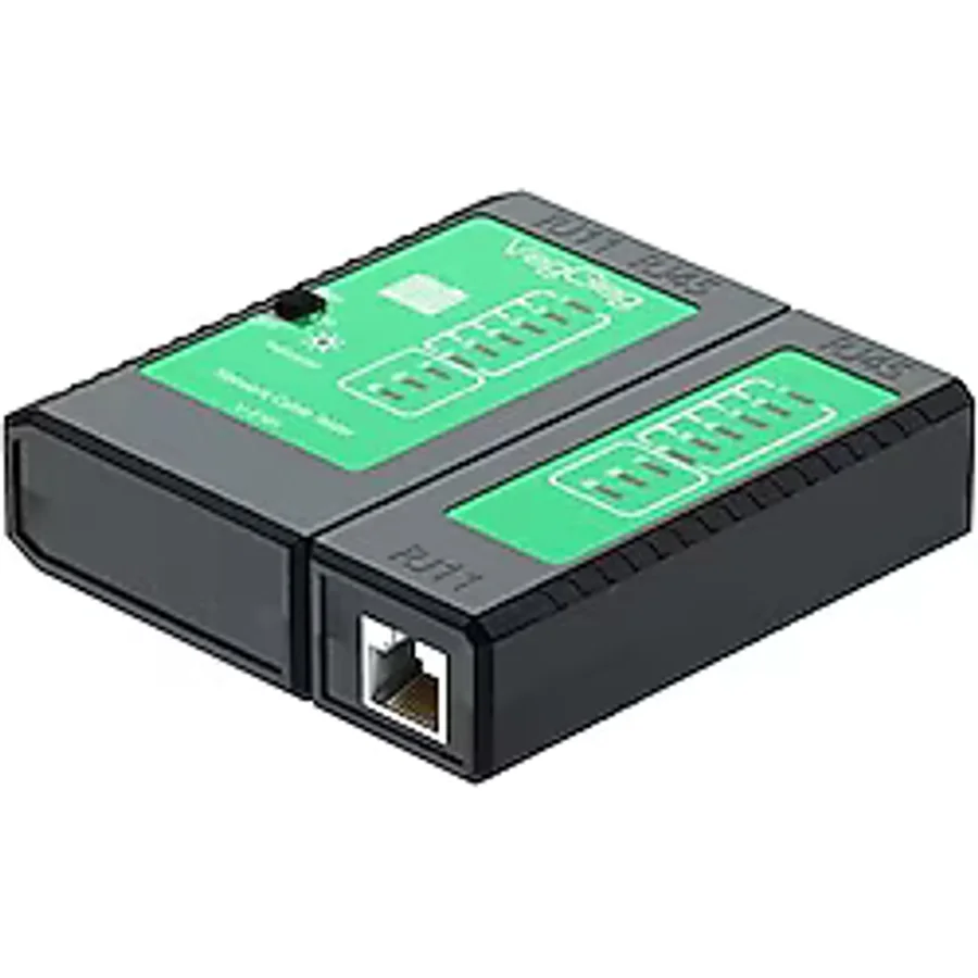 Veggieg RJ45 RJ11 Uyumlu Cat6 Cat7 Cat8 Poe Destekli Network Ethernet Kablo Test Cihazı