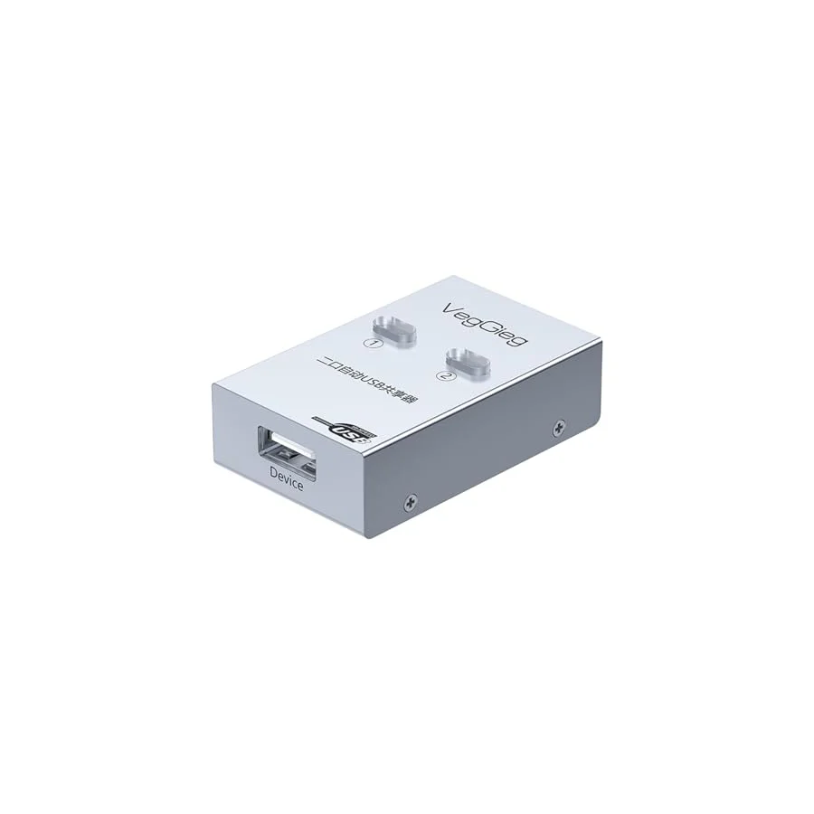 Veggieg USB 2.0 Anahtarlı 2 Portlu Yazıcı Printer Çoklayıcı Sharing Switch