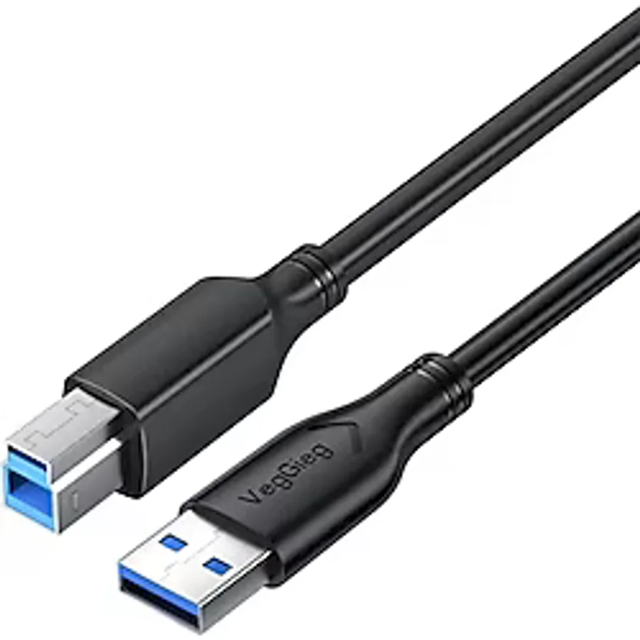 VegGieg USB A Printer Tarayıcı Yazıcı Data Kablosu 3 Metre