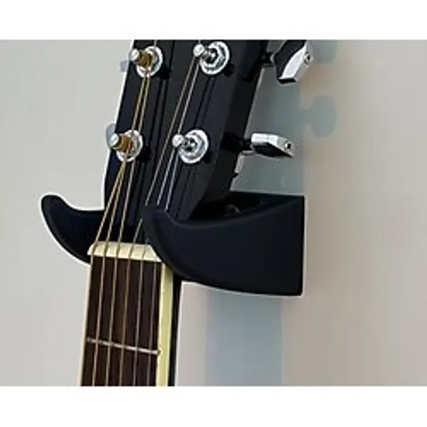 Velora Gitar Duvar Askısı - Akustik, Elektro ve Klasik Gitar Uyumlu Duvar Standı - Yumuşak Sünger Korumalı Enstrüman Askı Aparatı Guitar Wall Mount - 10 x 10 cm - 0002R72