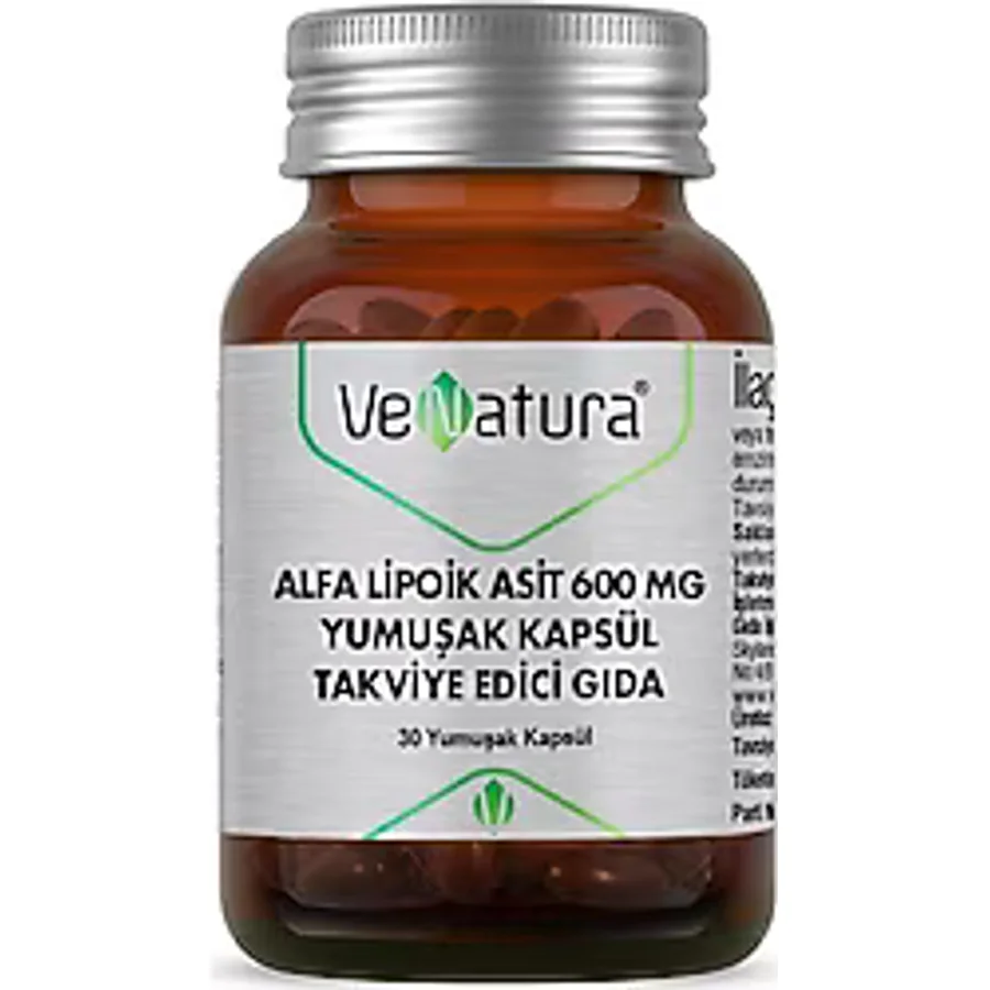 Venatura Alfa Lipoik Asit 600 mg 30 Kapsül