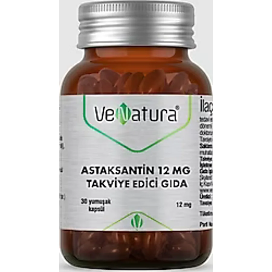 Venatura Astaksantin 12 mg 30 Kapsül