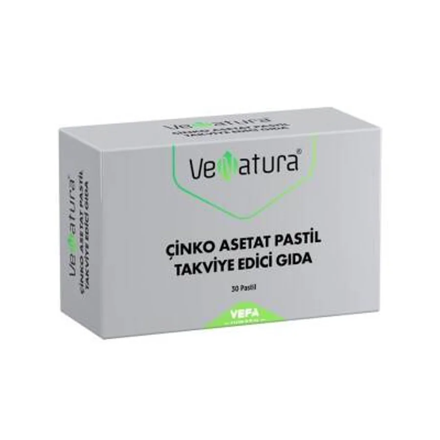 Venatura Çinko Asetat 30'lu Pastil