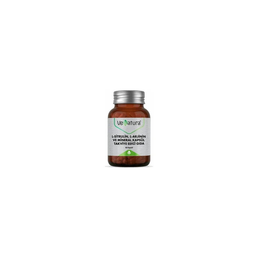 VeNatura L-Sitrulin, L-Arjinin ve Mineral 60 Kapsül