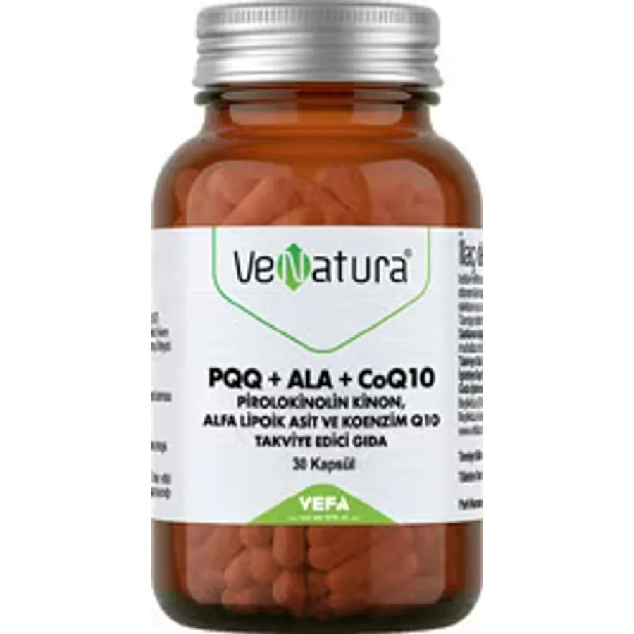 Venatura PQQ + ALA + CoQ10 30 Kapsül