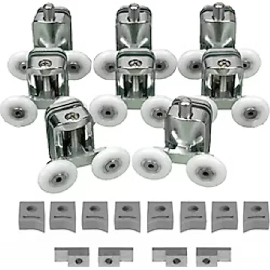 Venita Metal Gövdeli Duşakabin Cam Kabin Tekerleği Takım 24 Mm Krom
