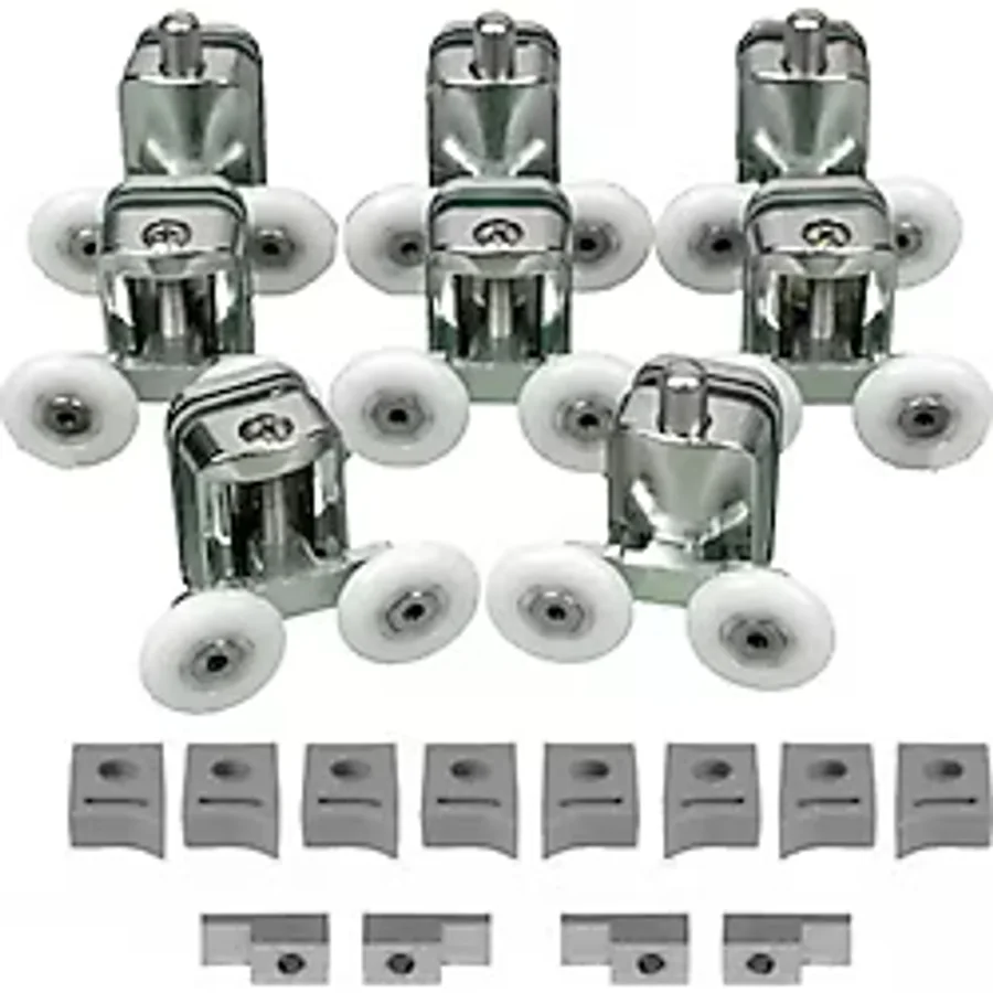 Venita Metal Gövdeli Duşakabin Cam Kabin Tekerleği Takım 24 Mm Krom