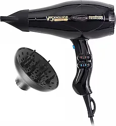 Ventoso V5 Exclusive İyonik 2500 W Profesyonel Fön Makinesi Nero + Vigo