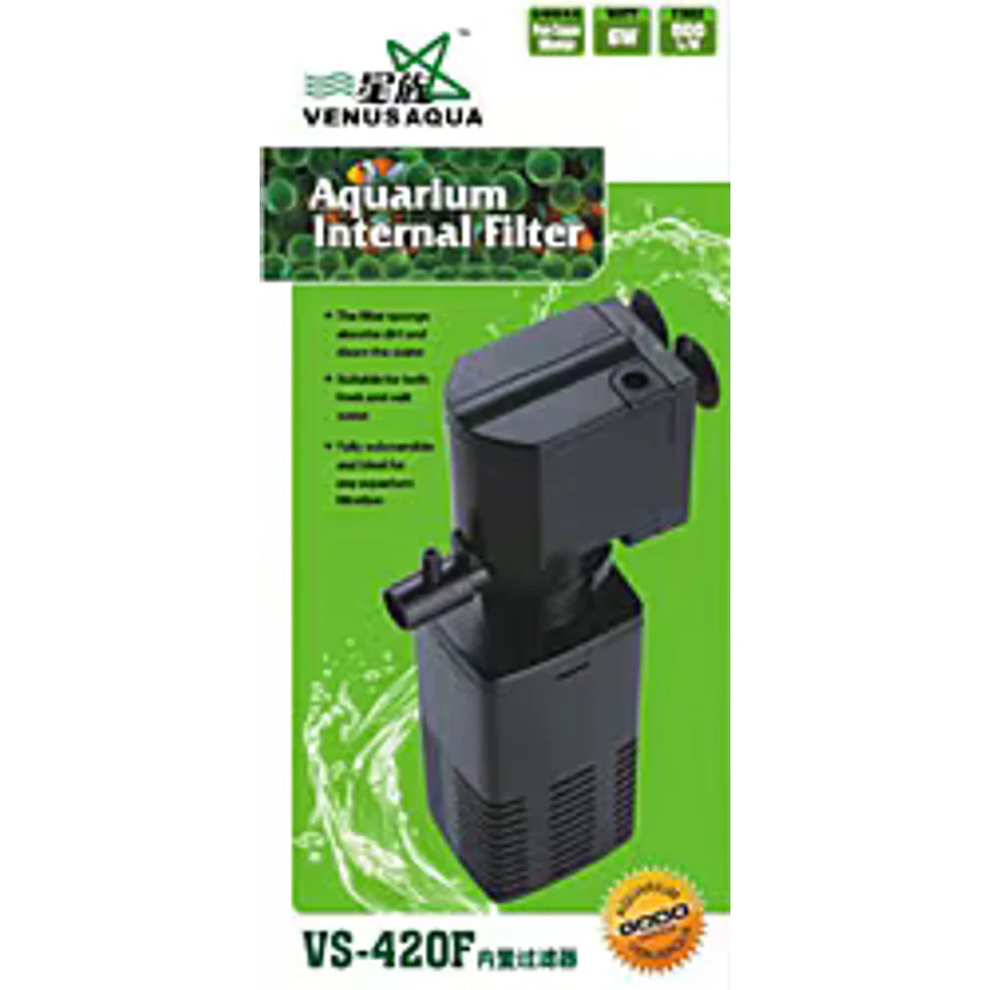Venusaqua VS-420F 500 lt/h 6 W Akvaryum İç Filtre