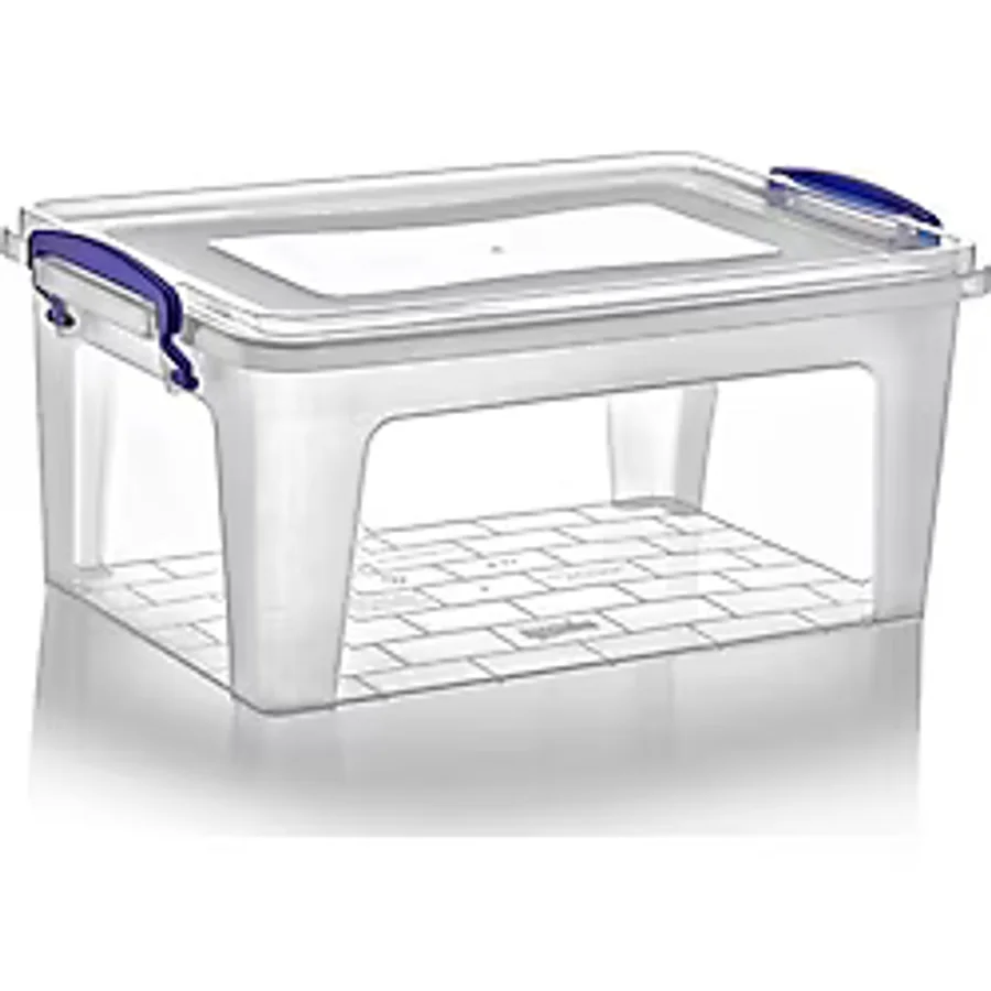 Verri Home 9 Lt Derin Clear Box Saklama Kutusu Ve Oyuncak Kutusu Düzenleyici