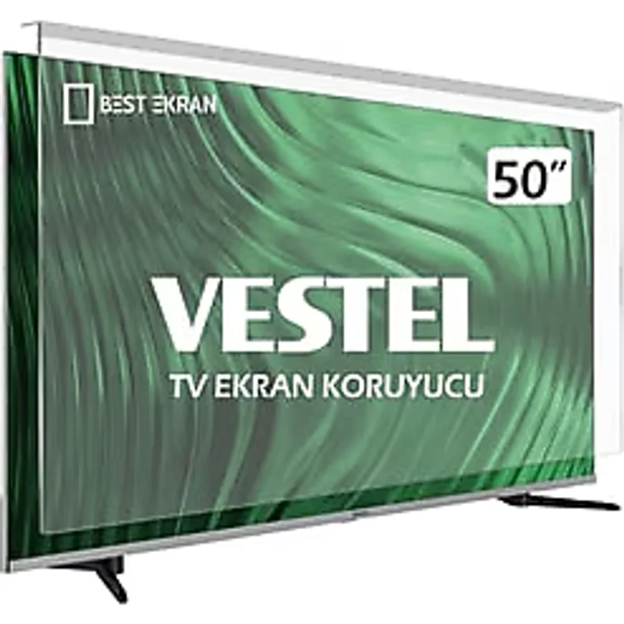 Vestel 50uv9750 Tv Ekran Koruyucu - Vestel 50" İnç 126 Cm 4k Ultra Hd Smart Vidaa Kırılmaz Ekran Koruyucu