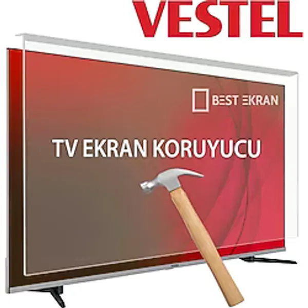 VESTEL 65QG9960 Tv Ekran Koruyucu - Vestel 65" inç QLED 4K Smart HDR10 , Dolby Vision Dolby Atmos Koruyucu
