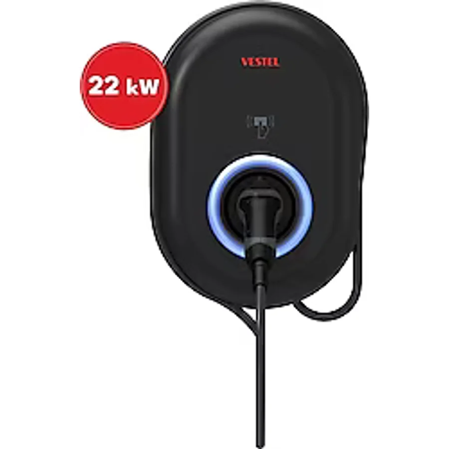 Vestel EVC04 22 kW Kablolu Elektrikli Araç Şarj İstasyonu