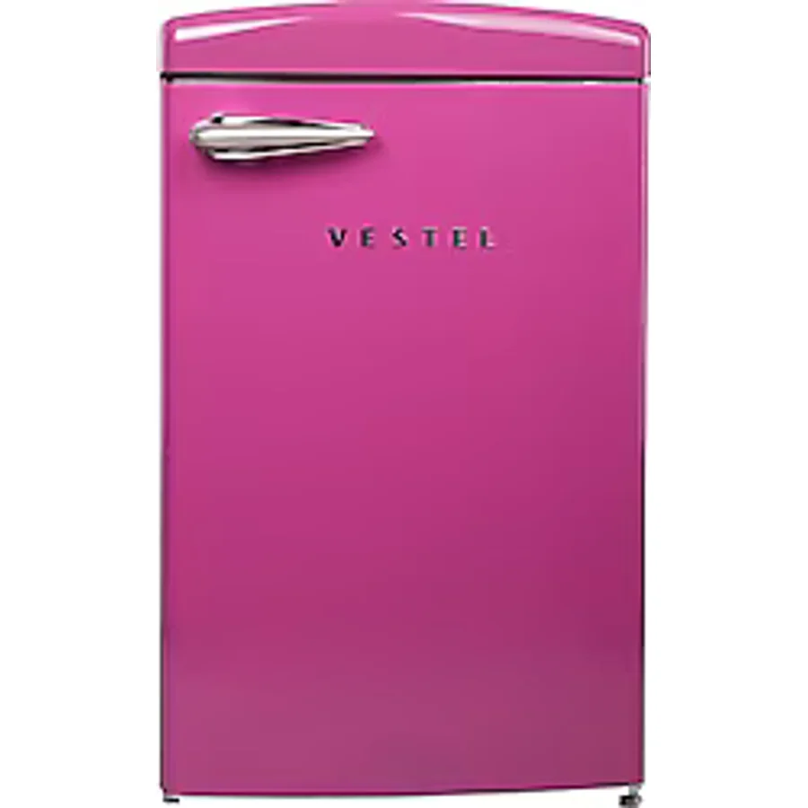 Vestel Retro SB14111 Pembe Mini Buzdolabı