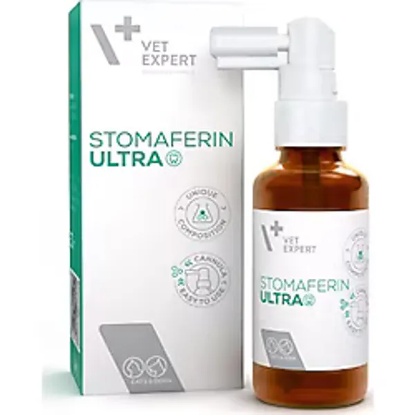 Vet Expert Stomaferin Ultra Kedi Köpek Ağız Bakım Spreyi Klorheksidin İçeren Etkili Temizlik