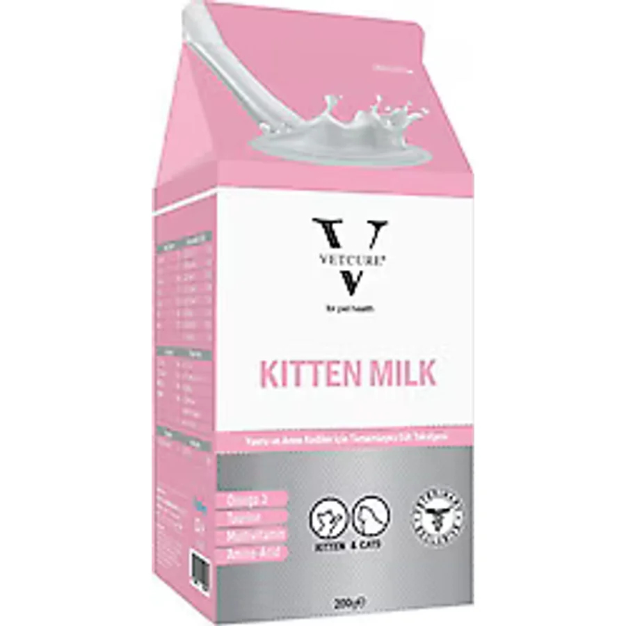 Vetcure Kitten Milk 200 gr Yavru ve Anne Kedi için Süt Tozu