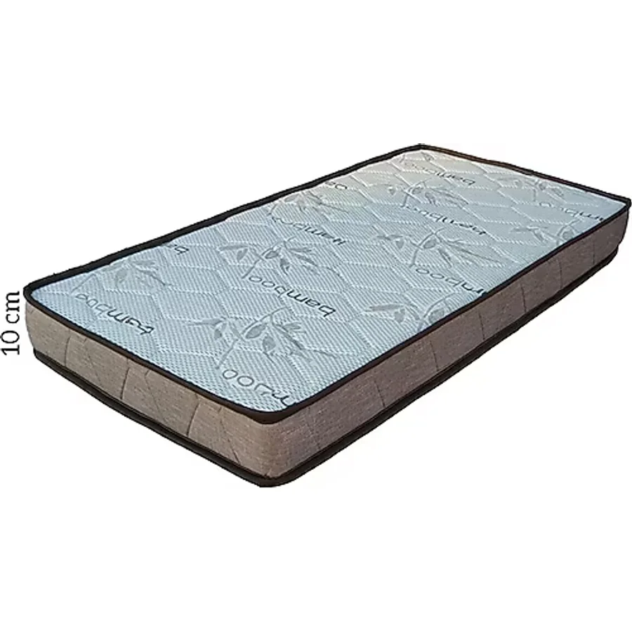 vexillum Bebek Çocuk Yatağı Ortopedik Bamboo Kumaş 10CM Sünger Beşik Yatağı Park Yatak Oyun Parkı - 70 x 110 cm