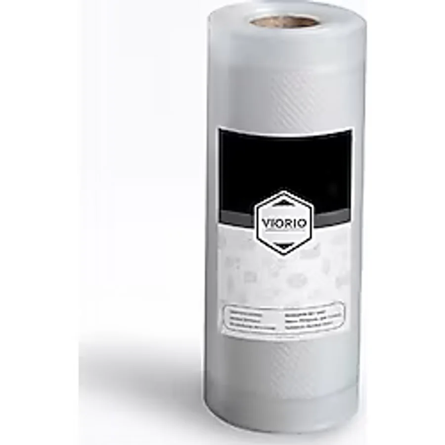 VI'ORIO 5 Metre Tırtıklı Rulo Vakum Poşeti Torbası (SEÇENEKLİ) (25cm)