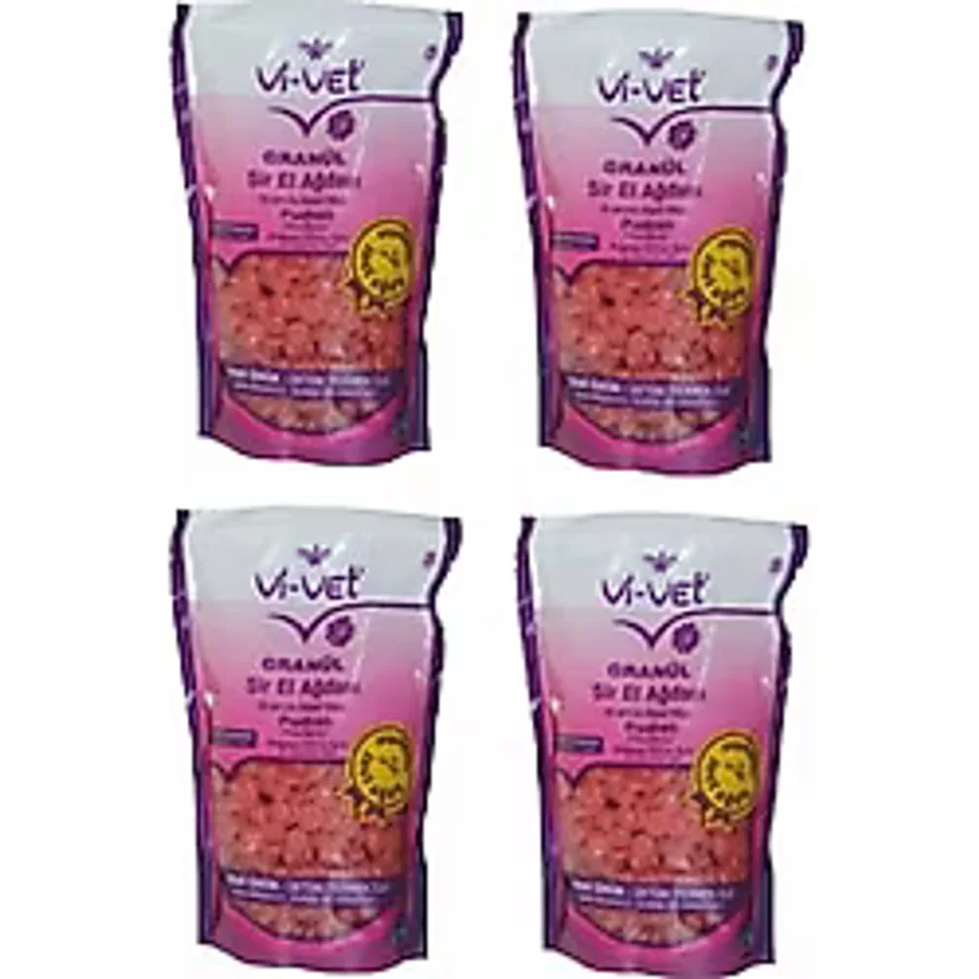 Vi-Vet Pudralı 250 gr 4 Adet Boncuk Sir Ağda