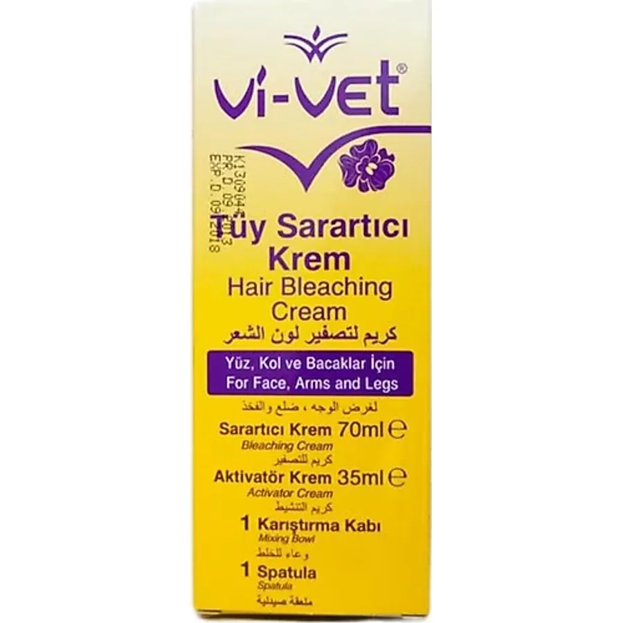 Vi-vet Vivet Tüy Sarartıcı Krem 35 Ml 70 Ml Paket