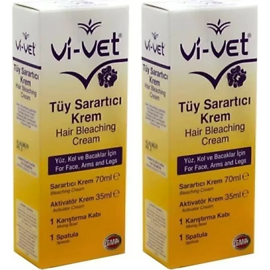 Vi-vet Vivet Tüy Sarartıcı Krem 70ml X 2 Adet