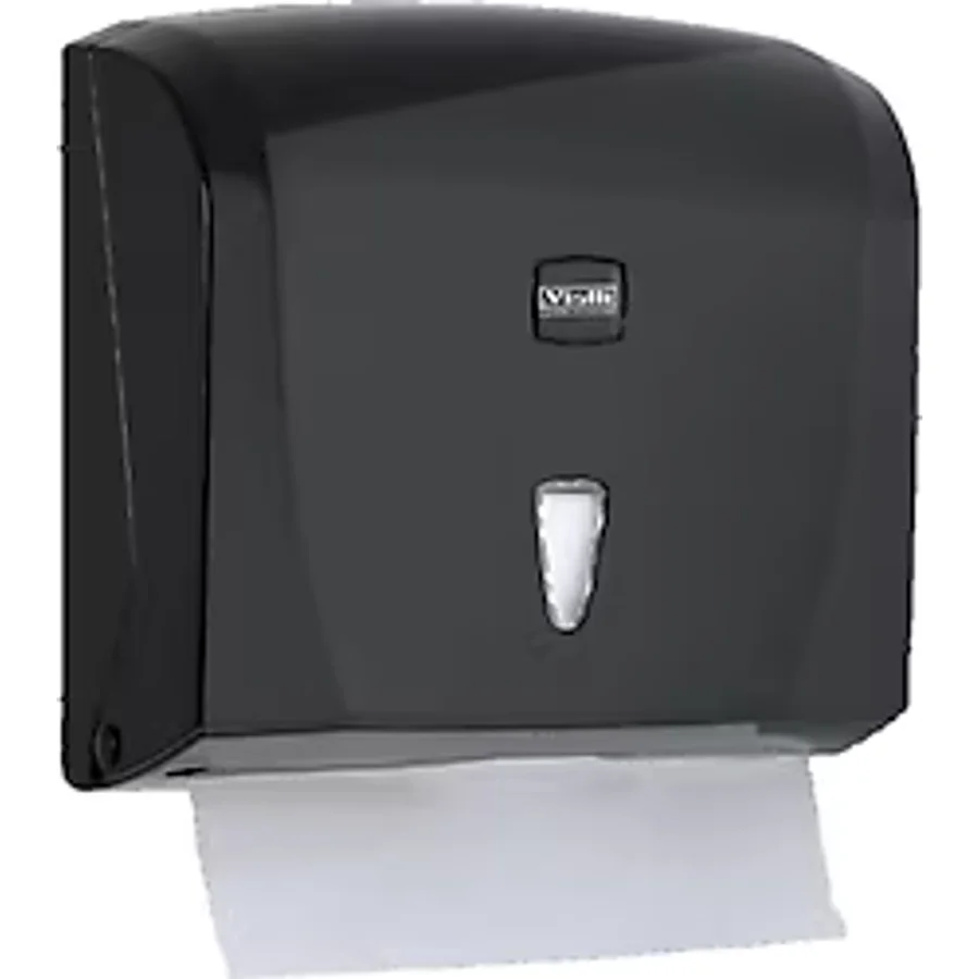 Vialli K20B Z Katlı 200'lü Siyah Havlu Dispenseri