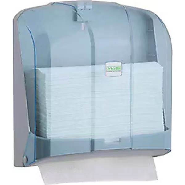 Vialli KH300T Z Katlı 300'lü Şeffaf Havlu Dispenseri
