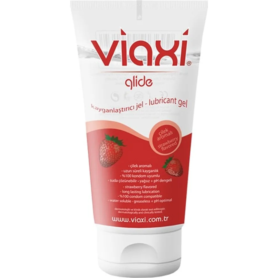 Viaxi Glide Çilek Aromalı Kayganlaştırıcı Jel 100 ml