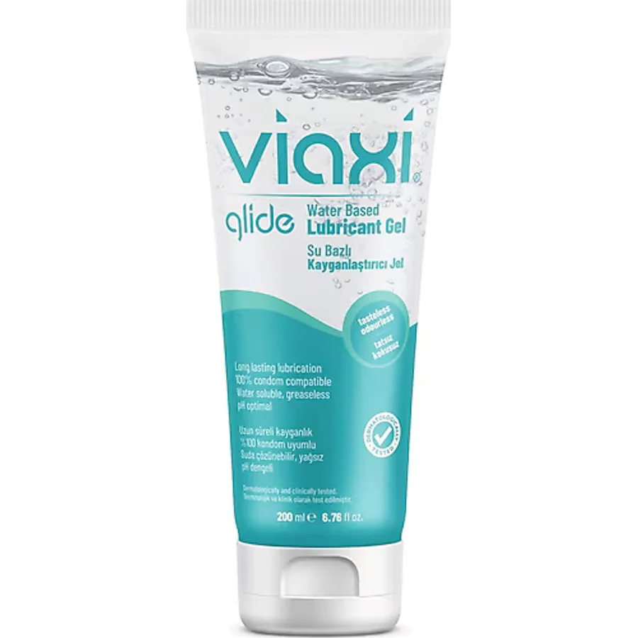 Viaxi Glide Sade 200 ml Su Bazlı Kayganlaştırıcı Jel