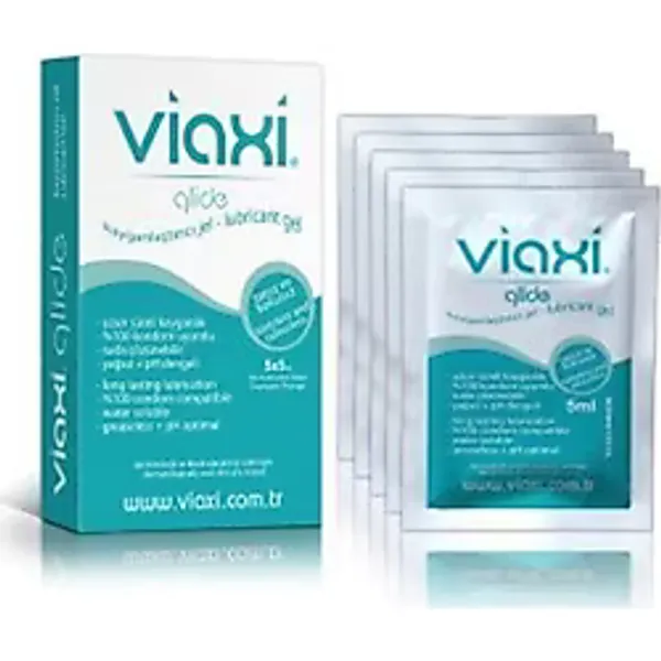 Viaxi Glide Su Bazlı Kayganlaştırıcı Jel Sade 5x5 ml