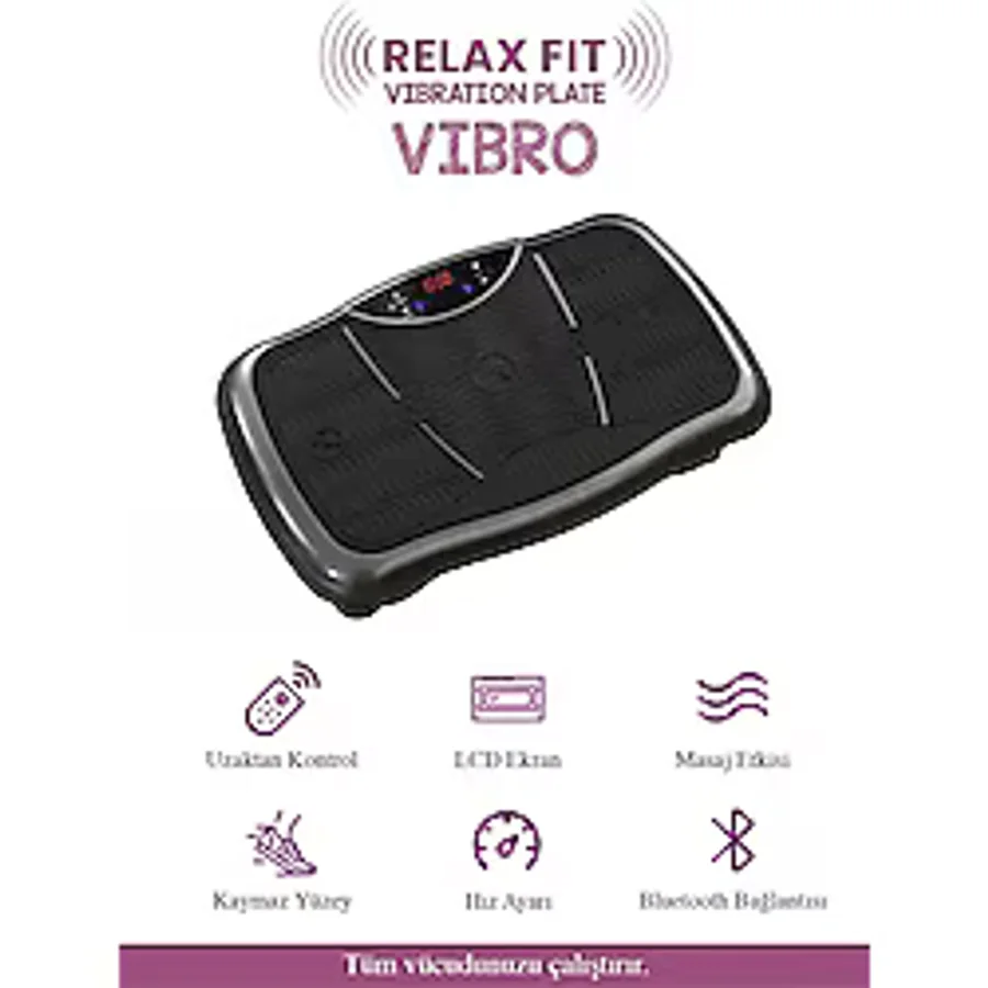 Vibro Vibration Plate Egzersiz Ve Titreşimli Basen Karın Kol Bacak Spor Aleti
