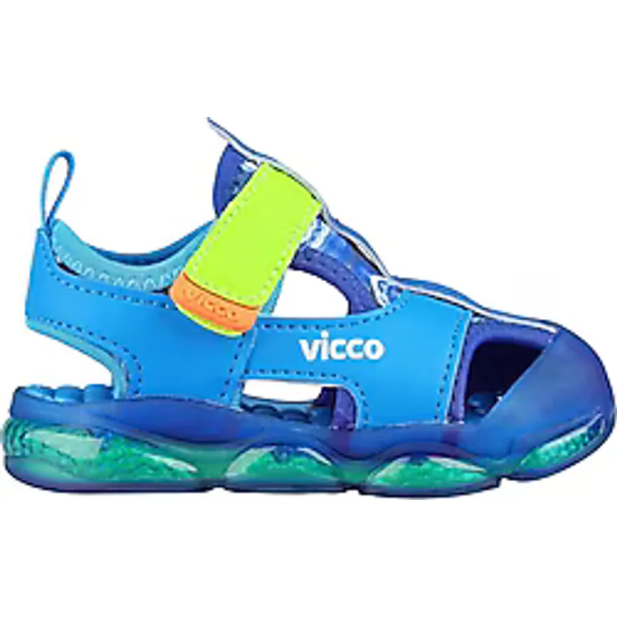 Vicco Live Işıklı Saks Mavi Bebek Sandalet
