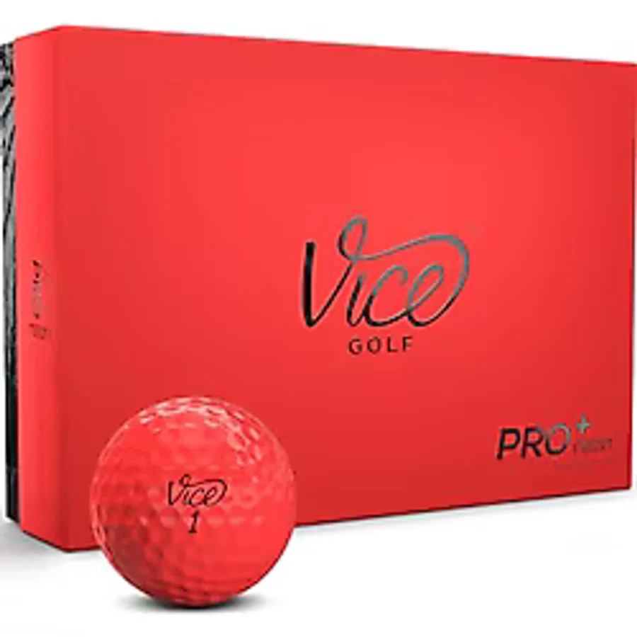 Vice Golf Pro Plus 1 düzine One Dozen Kırmızı
