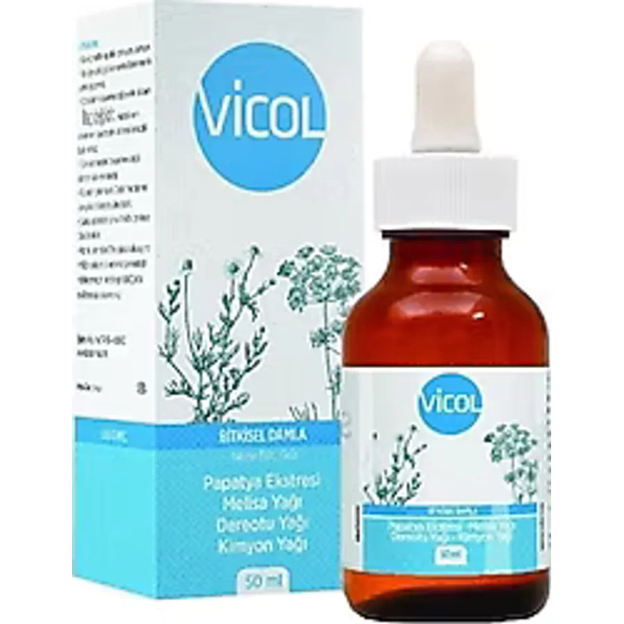 Vicol Bitkisel Bebekler için 50 ml Gaz Damlası