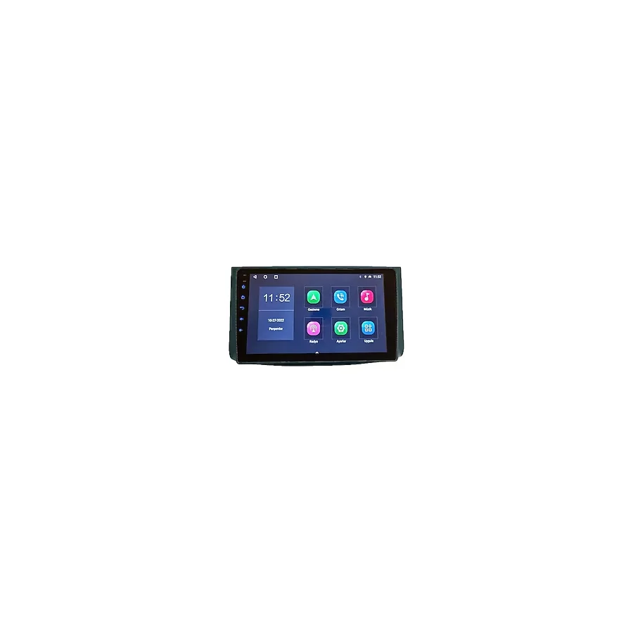 Victor Chevrolet Aveo 2006-2011 Yıl Android Sürüm 13 Kablosuz Carplay Navigasyon Multimedya 9 Inç Ekran Navigasyon Cihazı 4G Ram + 32GB Hafıza Çerçeveli ve arka görüş kameralı - Siyah