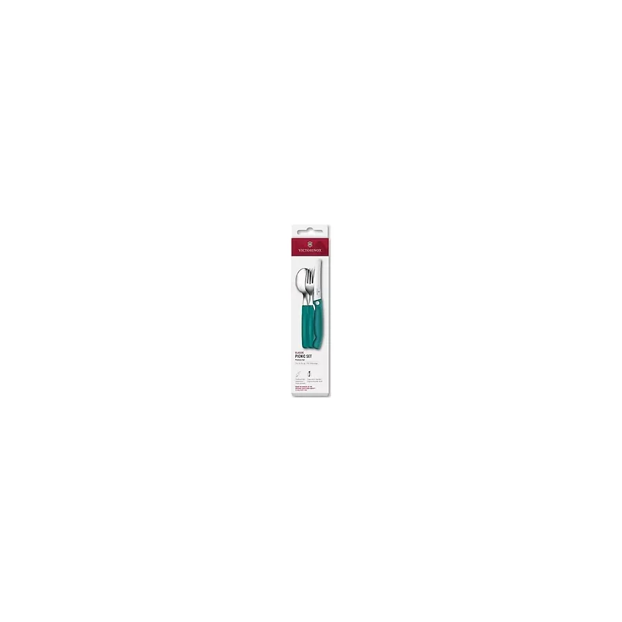 Victorinox 6.7194.3FC1 Swiss Classic 3lü Piknik Seti, Yeşil