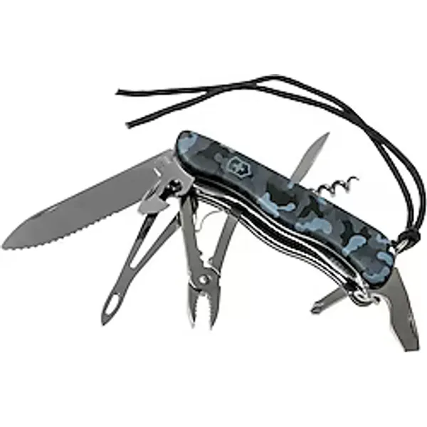Victorinox Skipper 0.8593.W942 Lacivert Kamuflaj 18 Fonksiyonlu Çok Amaçlı Çakı