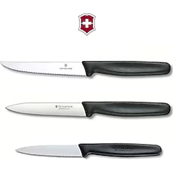 Victorinox Swiss Mutfak Bıçağı Seti 3 Farklı Boy 3 Parça Keskin Bıçaklar ile Pratik Kullanım