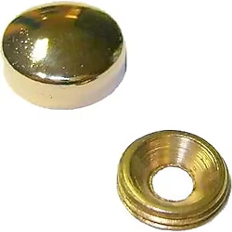 Vida Kapama Kapağı 15 mm, Sarı - 100 Adet