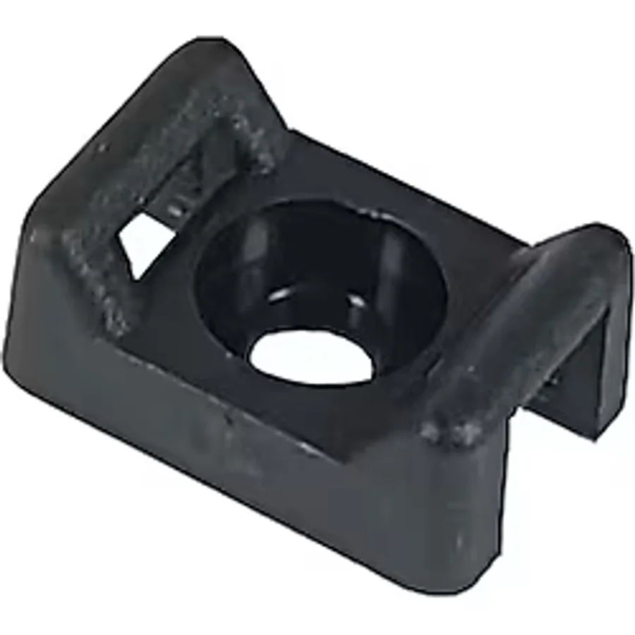 Vidalı Kroşe - 16 x 10 x Ø5mm - Siyah - 100 Adet