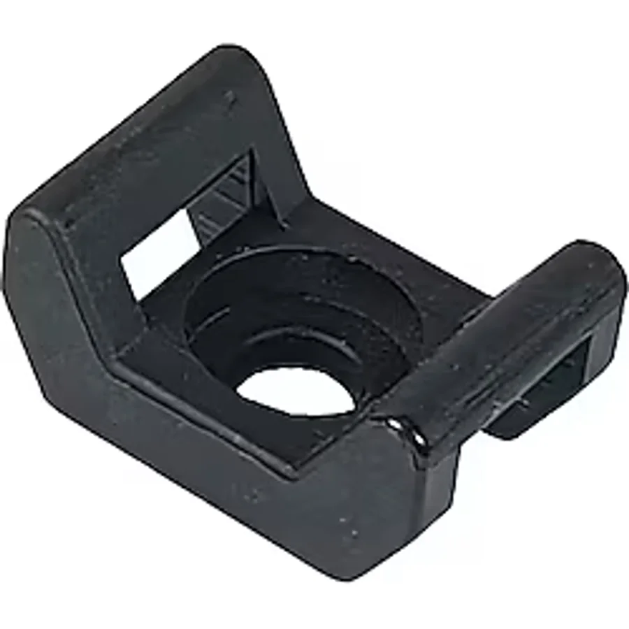 Vidalı Kroşe - 23 x 16 x Ø10mm - Siyah - 5 Adet